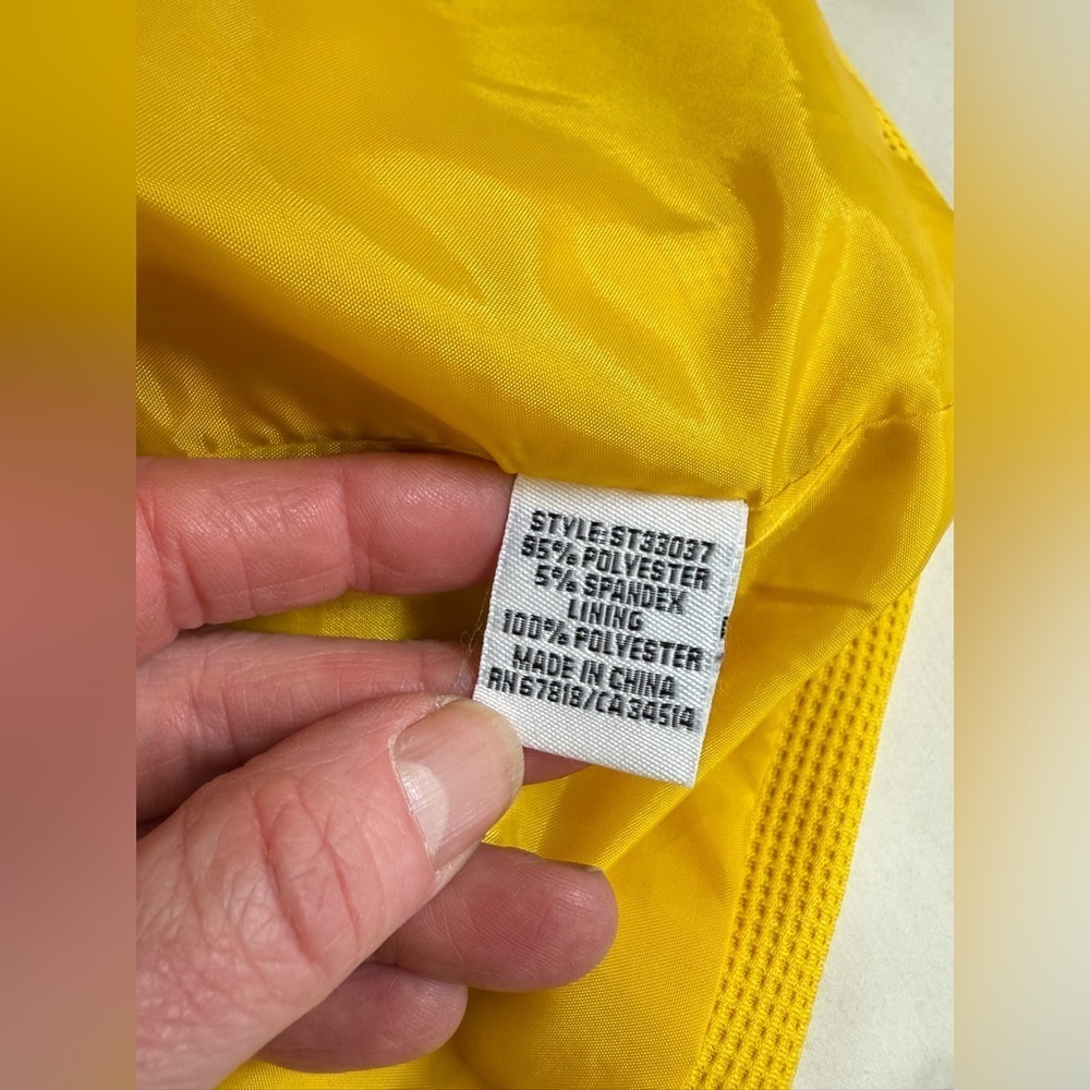JULES & LEOPOLD Women's bright yellow textured blazer size S - Picture 11 of 14